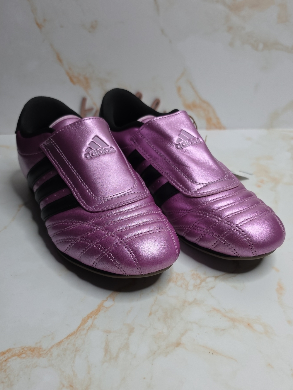 Adidas Taekwondo Metallic Pink Purple Shoes New Size 6.5